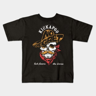 Kickapoo Gambler Casino Skull Kids T-Shirt